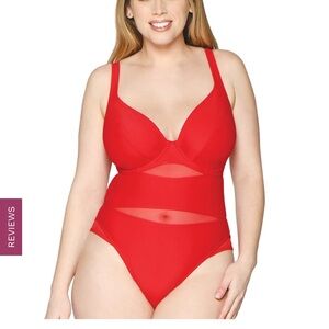 Curvy Kate sheer class swimsuit 30g